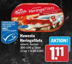HIT Hawesta Heringsfilets Angebot