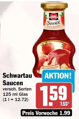 HIT Schwartau Sauce Erdbeer Angebot