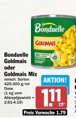 HIT Bonduelle Goldmais Angebot