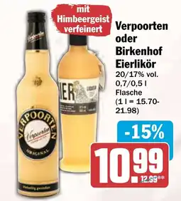 HIT Verpoorten oder Birkenhof Eierlikör Angebot