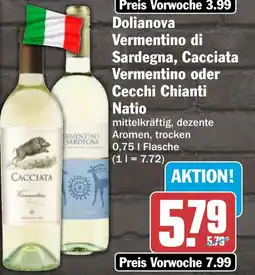 HIT Dolianova Vermentino di Sardegna, Cacciat a Vermentino oder Cecchi Chianti Natio Angebot