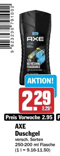 HIT AXE Duschgel Angebot