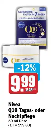 HIT Nivea Q10 Tages- oder Nachtpflege Angebot
