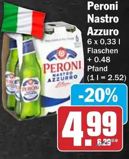 HIT Peroni Nastro Azzuro Angebot