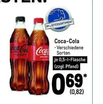 METRO Coca-cola 0.5-l Angebot