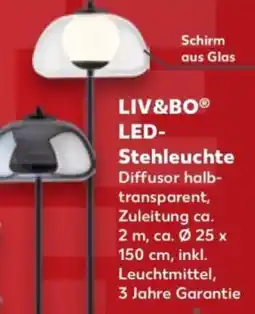 Kaufland LIV&BO LED Stehleuchte Angebot
