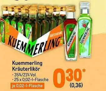 METRO Kuemmerling Kräuterlikör Angebot