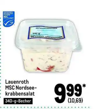 METRO Lauenroth Msc Nordsee-krabbensalat Angebot