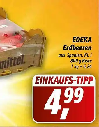 Simmel Edeka Erdbeeren Angebot