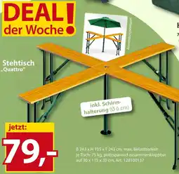 Sonderpreis Baumarkt Stehtisch "Quattro" Angebot
