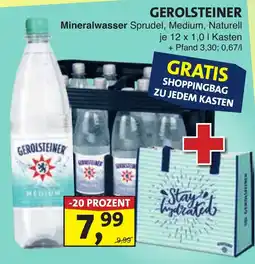 Lösch Depot GEROLSTEINER Mineralwasser Sprudel, Medium, Naturell Angebot