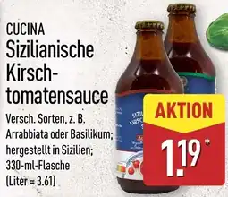 Aldi Nord CUCINA Sizilianische Kirschtomatensauce Angebot