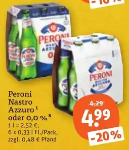 tegut Peroni Nastro Azzuro Angebot