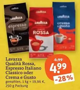 tegut Lavazza Qualità Rossa, Espresso Italiano Classico oder Crema e Gusto Angebot