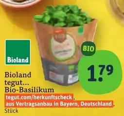 tegut Bioland Bio-Basilikum Angebot
