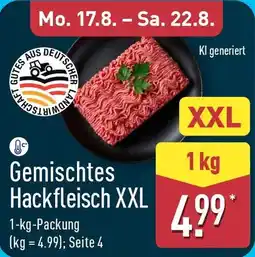 Aldi Nord Gemischtes Hackfleisch XXL Angebot