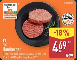 Aldi Nord BBQ Hamburger Angebot