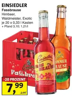 Lösch Depot EINSIEDLER Fassbrause Himbeer, Waldmeister, Exotic Angebot