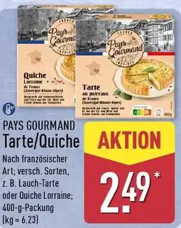 Aldi Nord PAYS GOURMAND Tarte/Quiche Angebot