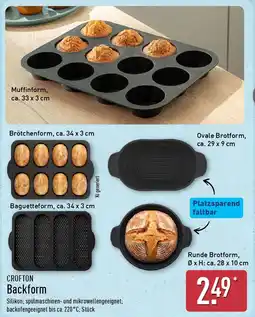 Aldi Nord CROFTON Backform Angebot