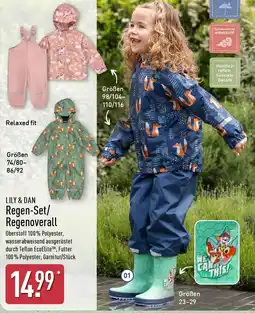 Aldi Nord LILY & DAN Regen-Set/ Regenoverall Angebot