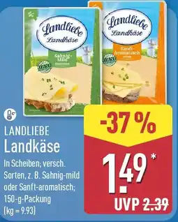 Aldi Nord LANDLIEBE Landkäse Angebot