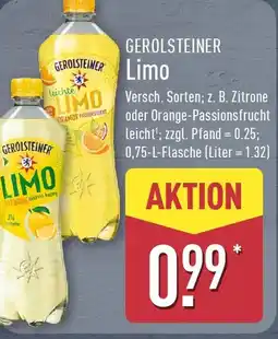 Aldi Nord GEROLSTEINER Limo Angebot