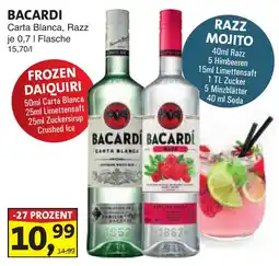 Lösch Depot BACARDI Carta Blanca, Razz Angebot