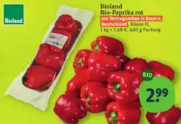 tegut Bioland Bio-Paprika rot Angebot