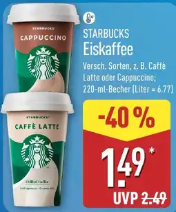 Aldi Nord STARBUCKS Eiskaffee Angebot