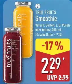 Aldi Nord TRUE FRUITS Smoothie Angebot