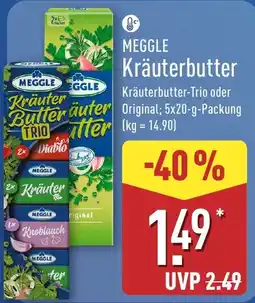 Aldi Nord MEGGLE Kräuterbutter Angebot