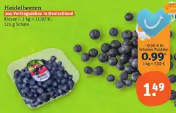 tegut Heidelbeeren Angebot