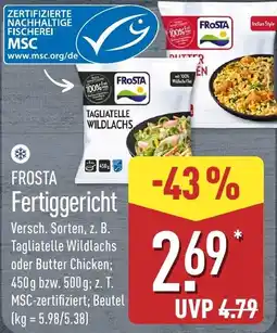 Aldi Nord FROSTA Fertiggericht Angebot