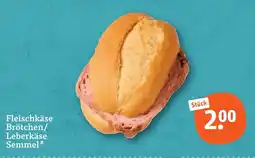 tegut Fleischkäse Brötchen/Leberkäse Semmel Angebot