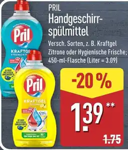 Aldi Nord PRIL Handgeschirrspülmittel Angebot