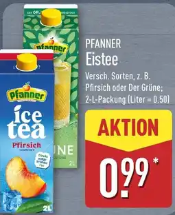 Aldi Nord PFANNER Eistee Angebot
