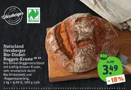 tegut Naturland Herzberger Bio-Dinkel-Roggen-Kruste Angebot