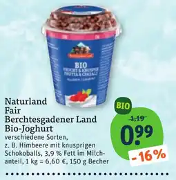 tegut Naturland Fair Berchtesgadener Land Bio-Joghurt Angebot