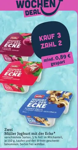 tegut Müller Joghurt mit der Ecke Angebot