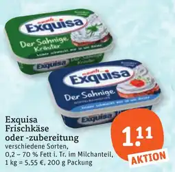 tegut Exquisa Frischkäse Angebot