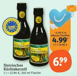 tegut Steirisches Kürbiskernöl Angebot
