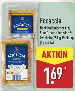 Aldi Nord CUCINA Focaccia Angebot