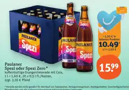 tegut Paulaner Spezi Angebot