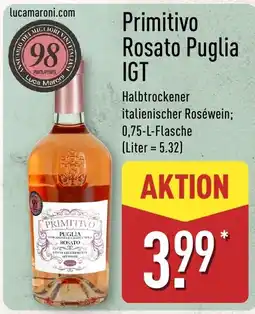 Aldi Nord Primitivo Rosato Puglia IGT Angebot