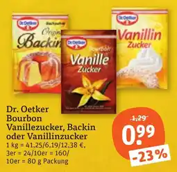 tegut Dr. Oetker Bourbon Vanillezucker Angebot