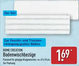 Aldi Nord HOME CREATION Bodenwischbezüge Angebot