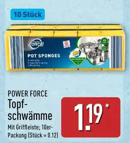 Aldi Nord POWER FORCE Topfschwämme Angebot