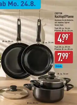 Aldi Nord CROFTON Kochtopf/Pfanne Angebot