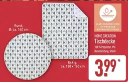 Aldi Nord HOME CREATION Tischdecke Angebot
